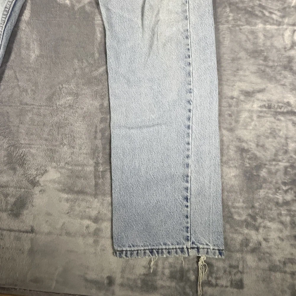 Vtg Levi's 505 Orange Tab Jeans Men's 34x32 Fit 34x31 Light Wash Distressed 90's
